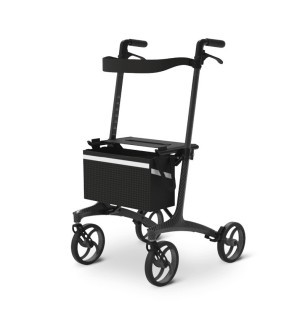 Rollator 4 roues MOOV LIGHT - Carbone