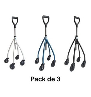 Rollator à une main Wheeleo - Pack de 3