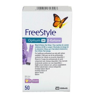 Bandelettes de cétonémie pour lecteur Freestyle NEO H