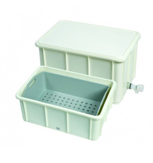 Instrubac 40 litres avec robinet + panier