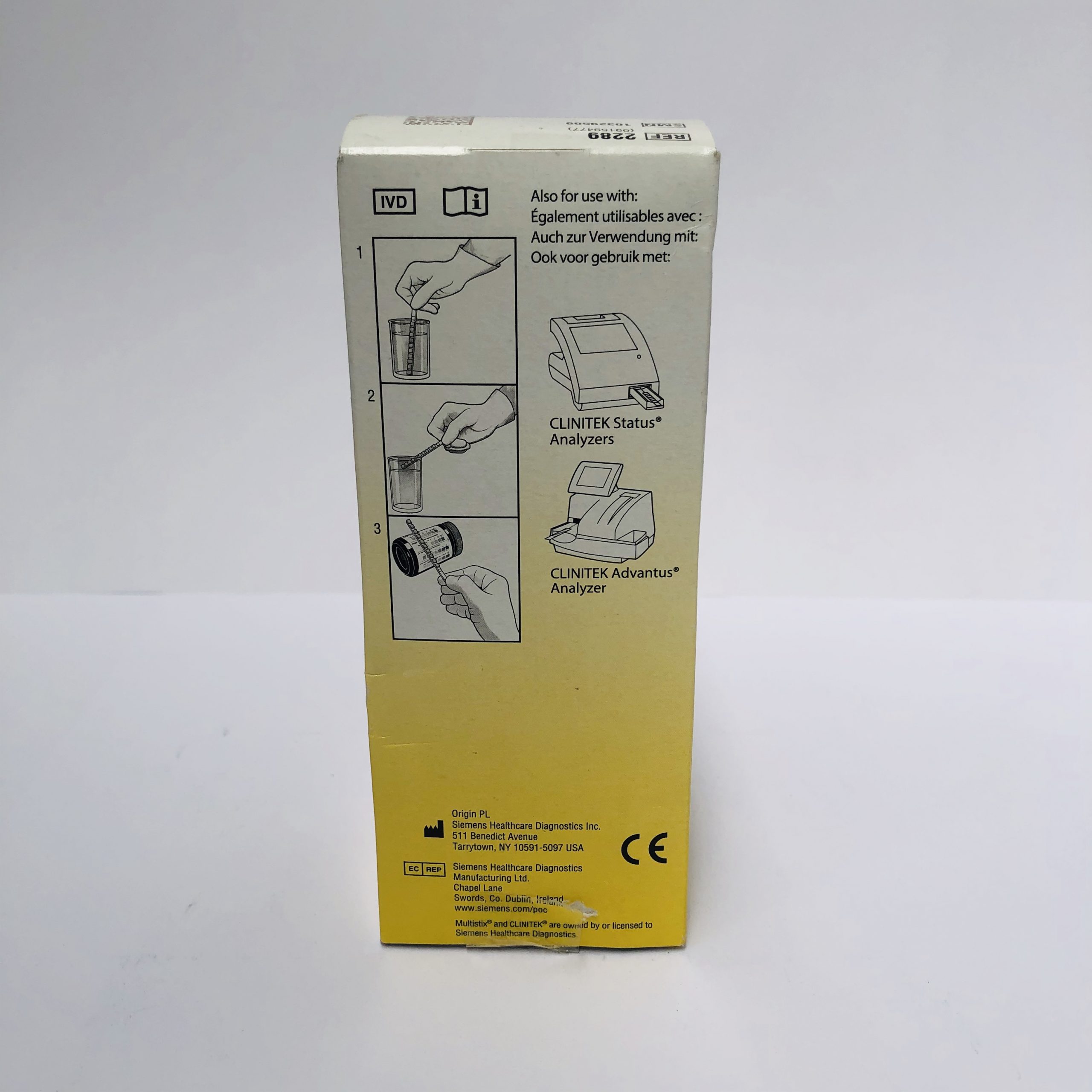 Bandelettes urinaires Siemens Multistix 8 SG